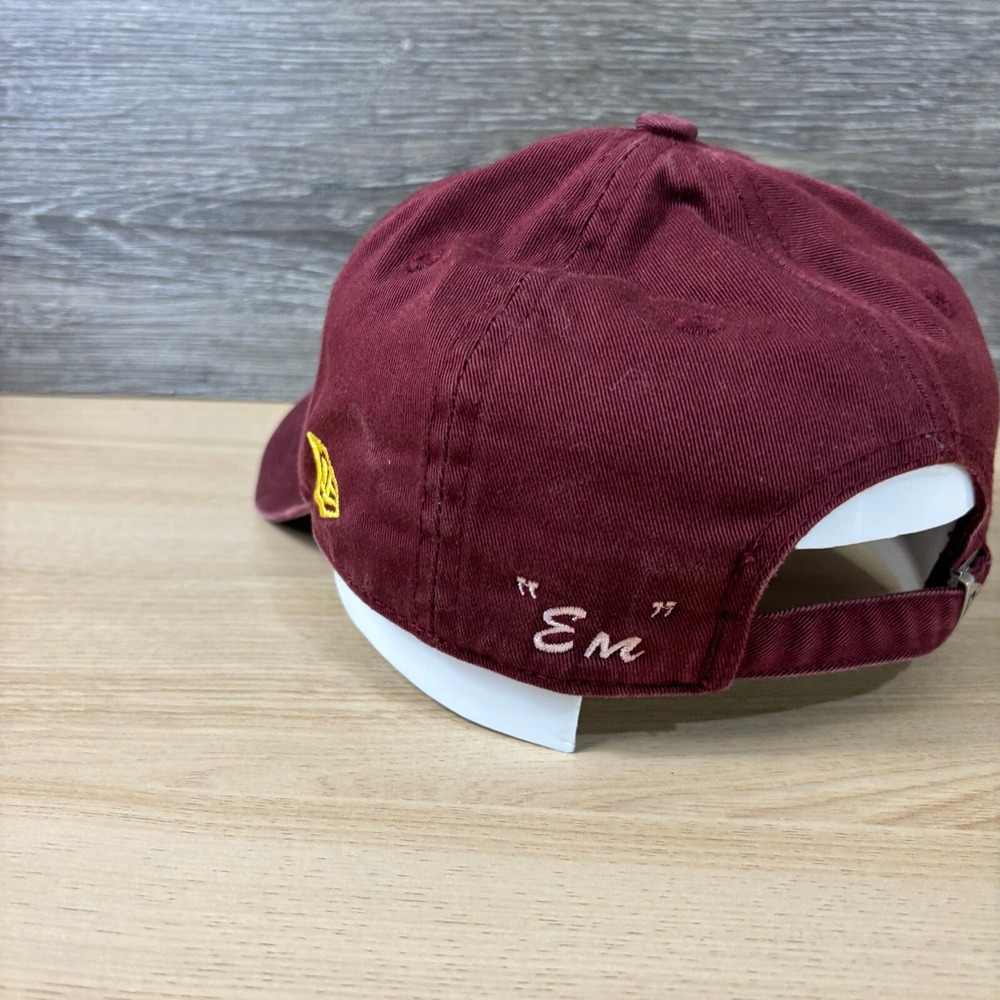 Minnesota Golden Gophers Hat Cap Strap Back Womens Maroon Gold‎ New Era Retro - Picture 5 of 11